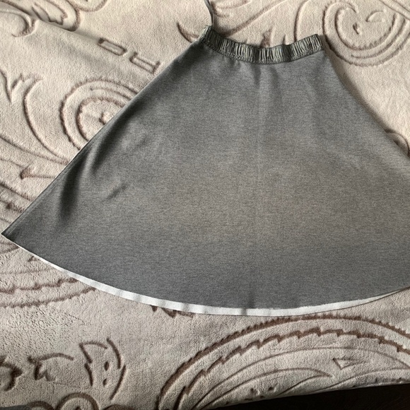 HD in Paris Gray Flared Skirt - Picture 2 of 5